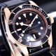 Copy Tudor Heritage Black Bay Watches Rose Gold Black Leather Strap 41mm (7)_th.jpg